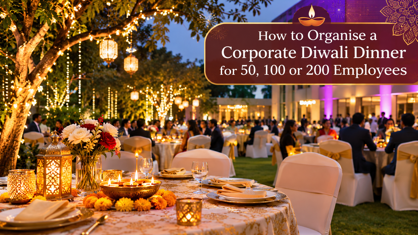 Grand Corporate Diwali Dinner for 200 Employees