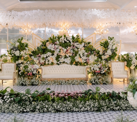 ring ceremony venue setup